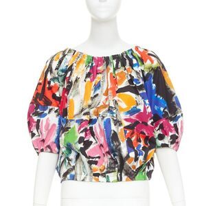 Marni 2020 Cotton Brushstroke Top